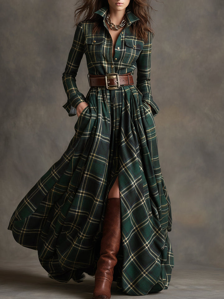 Tracey | Belted Shirt Dress