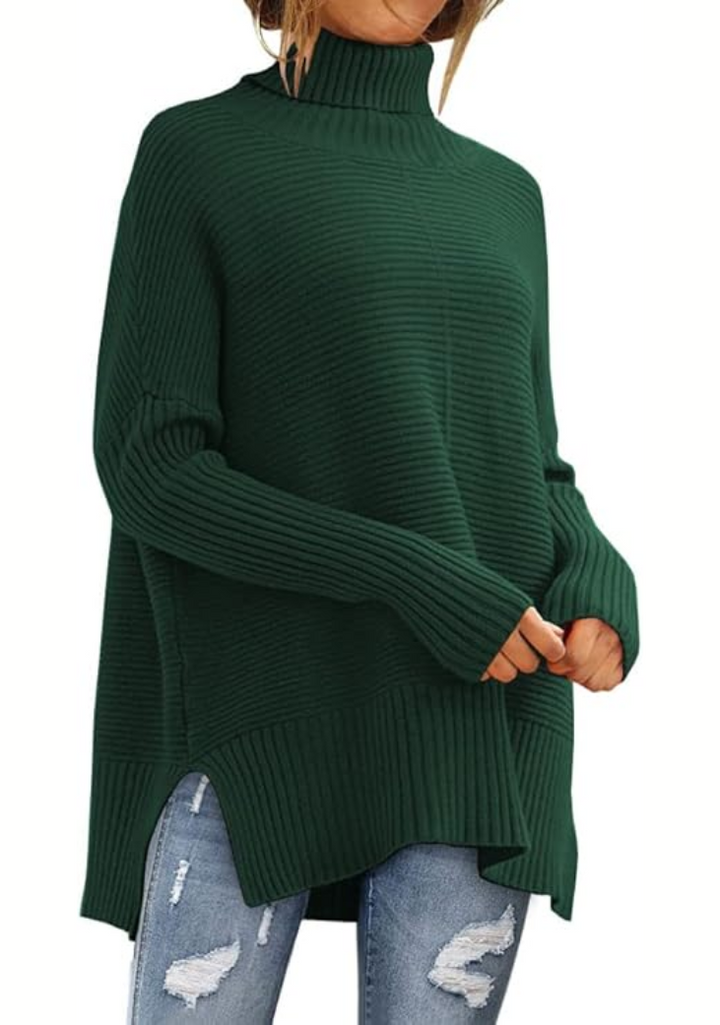 Megan | Elegant Relaxed Turtleneck Sweater