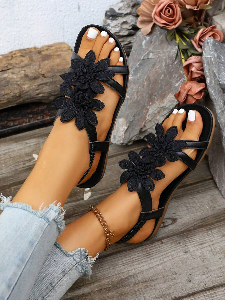 Flora | Elegant Floral Sandals
