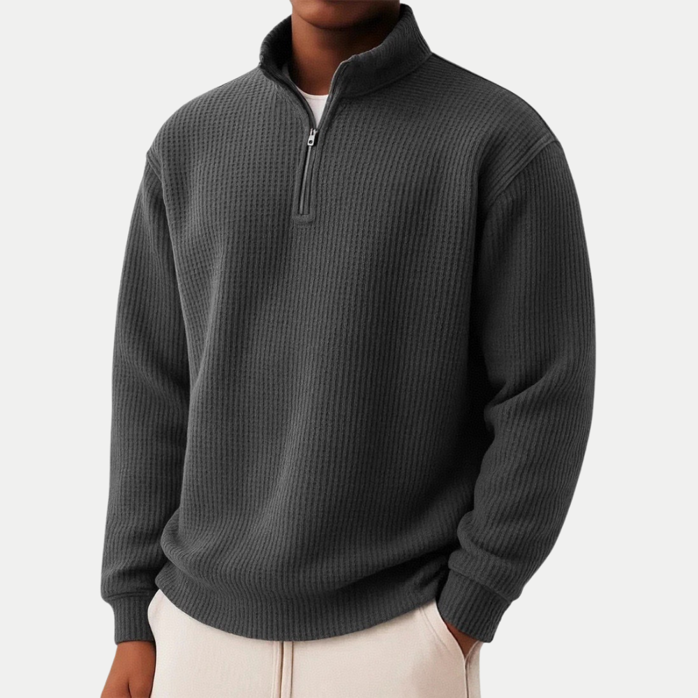 Shachar | Casual Zip-Up Sweater