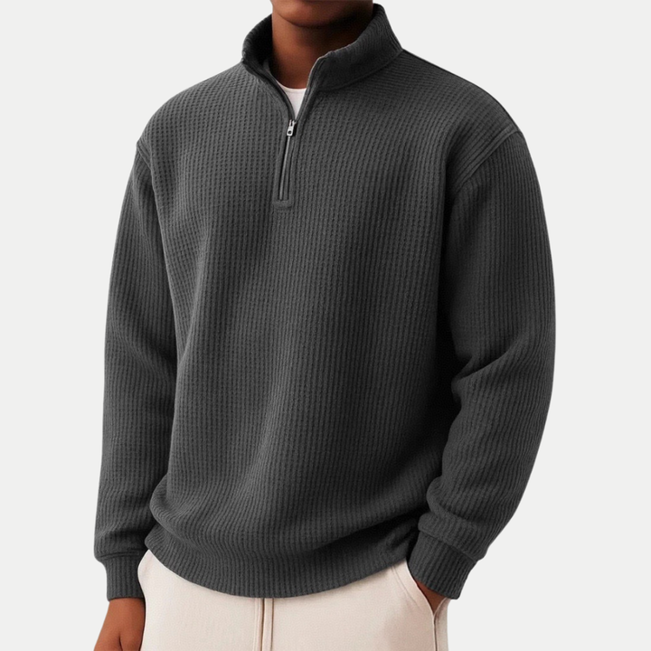 Shachar | Casual Zip-Up Sweater