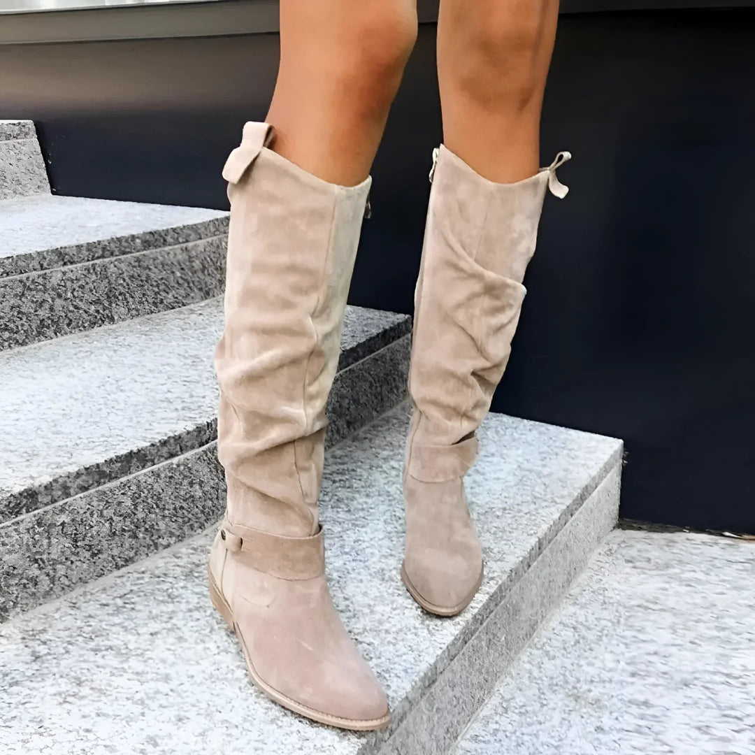 Claire | Bold Suede Boots