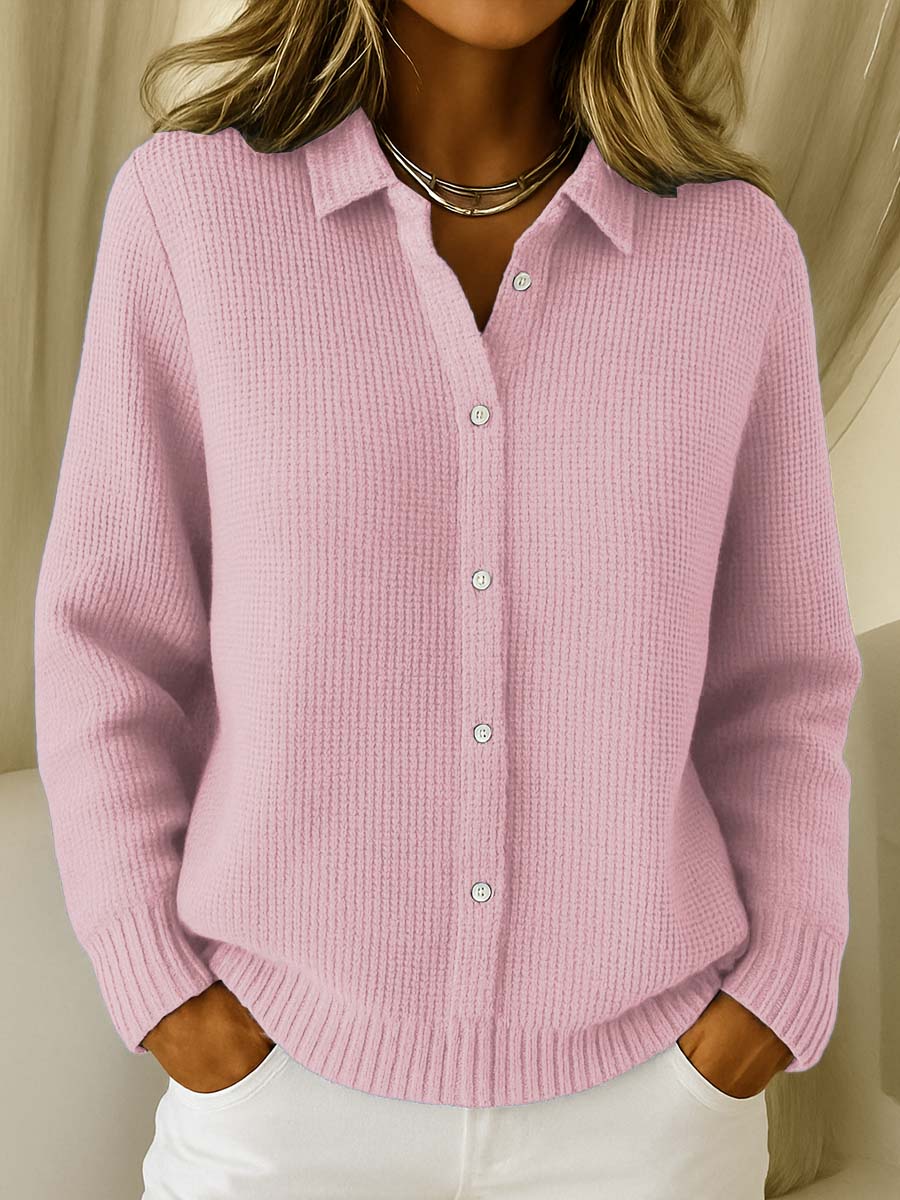Marisse | Button-Up Knit Cardigan