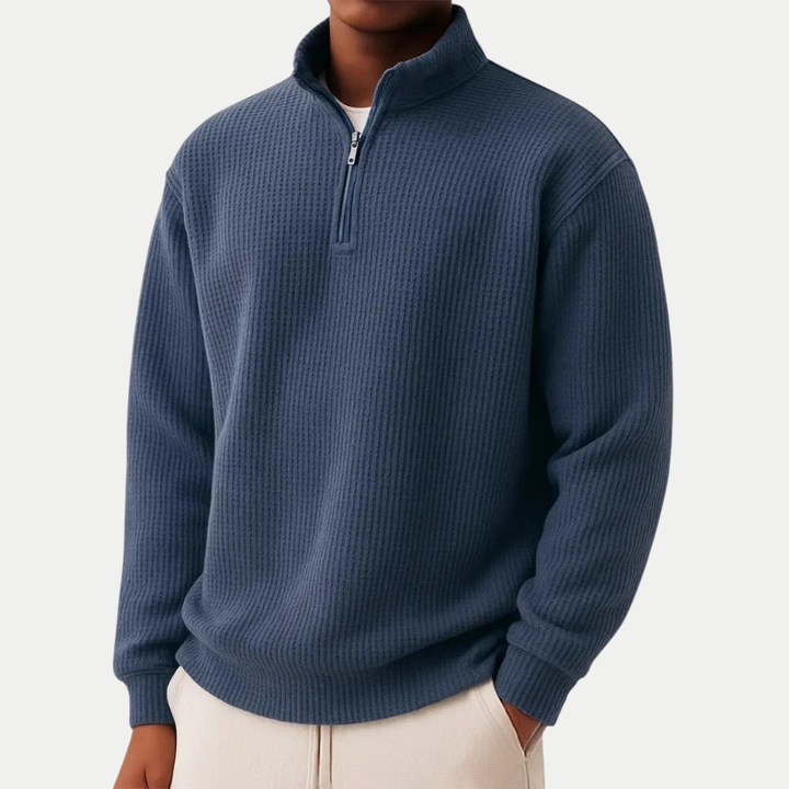Shachar | Casual Zip-Up Sweater