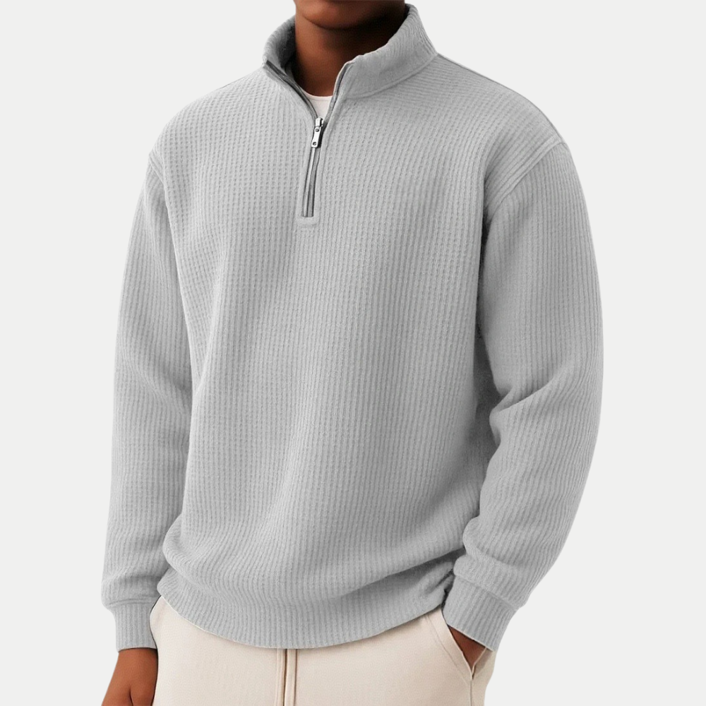 Shachar | Casual Zip-Up Sweater
