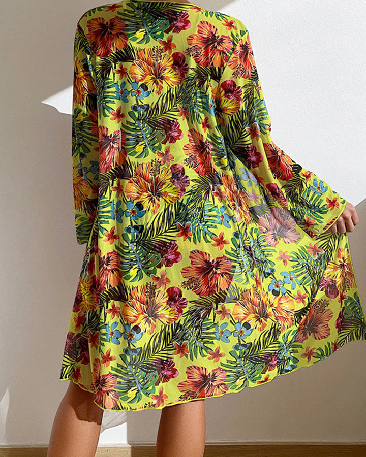 Glenda | Flattering Coverage Bikini with Floral Skirt