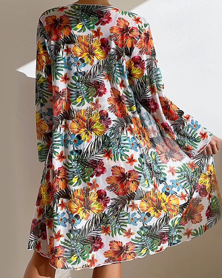 Glenda | Flattering Coverage Bikini with Floral Skirt