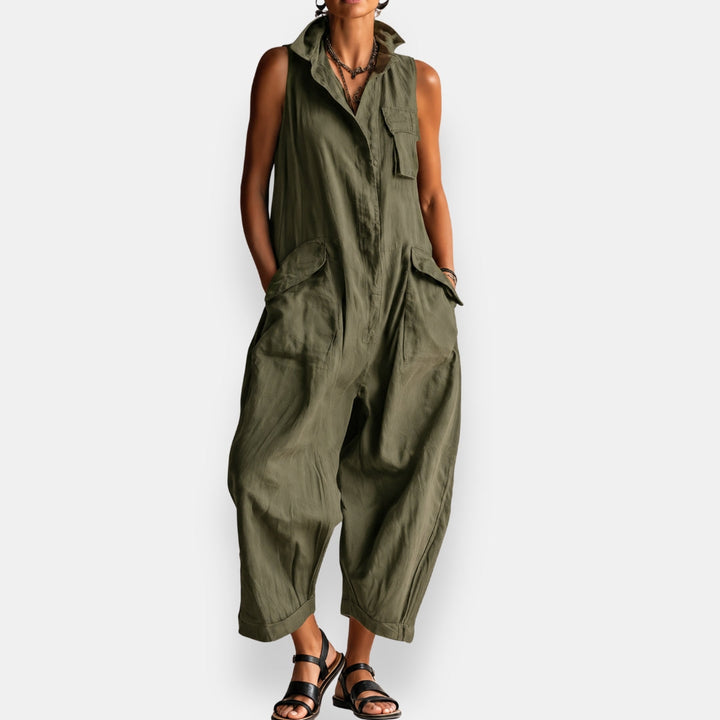 Geraldine | Oversized Sleeveless Jumpsuit