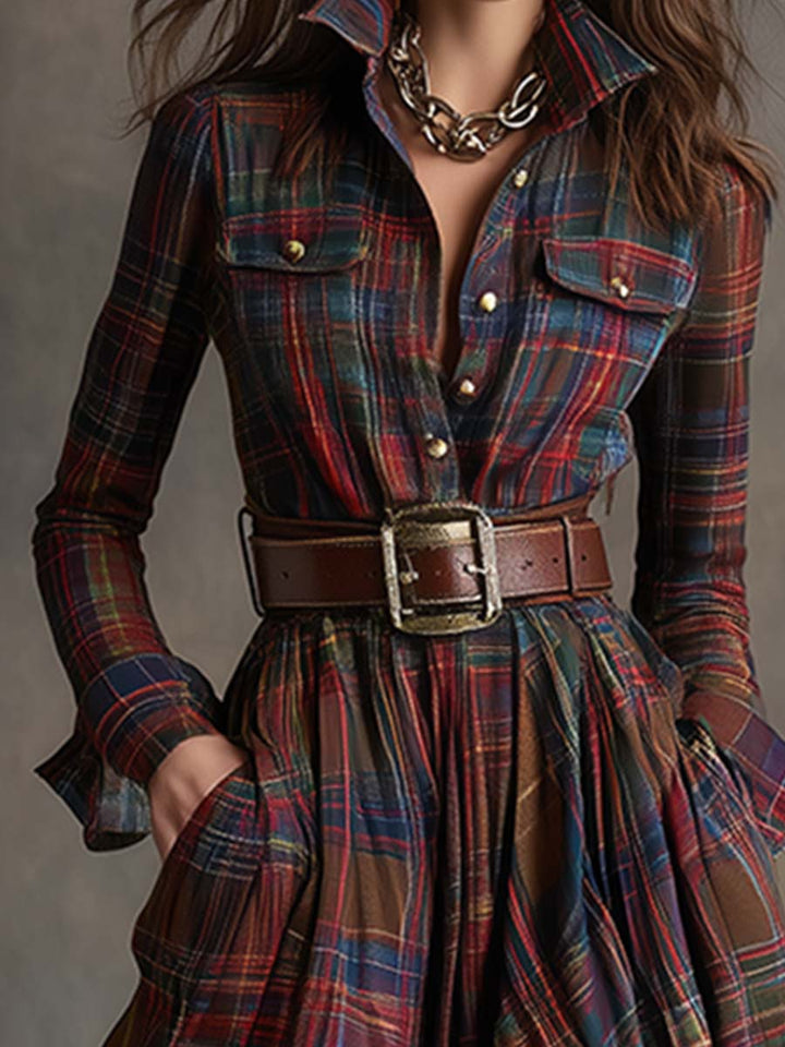 Tracey | Belted Shirt Dress