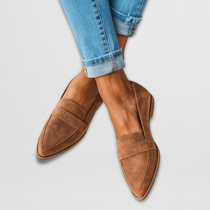 Helen | Orthopedic soft suede slippers
