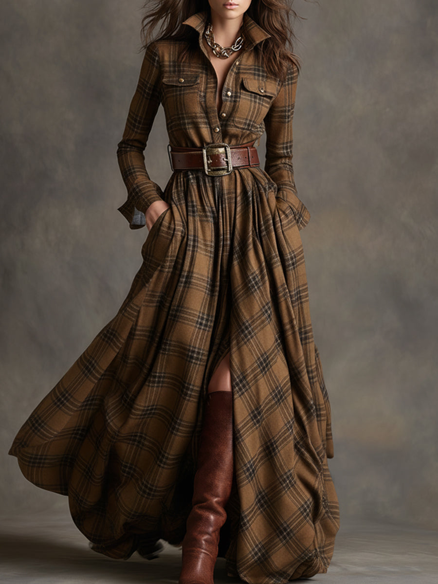 Tracey | Belted Shirt Dress