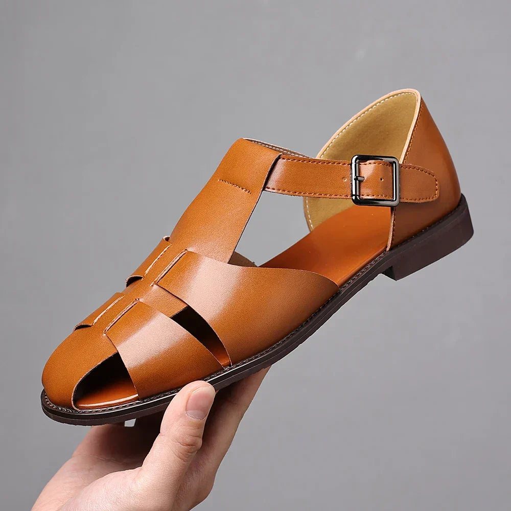 Robert | Premium Leather Men's Sandals