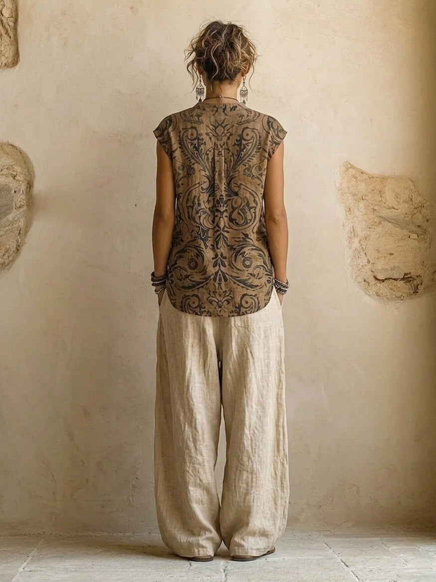 Hazel | Linen Blend Set