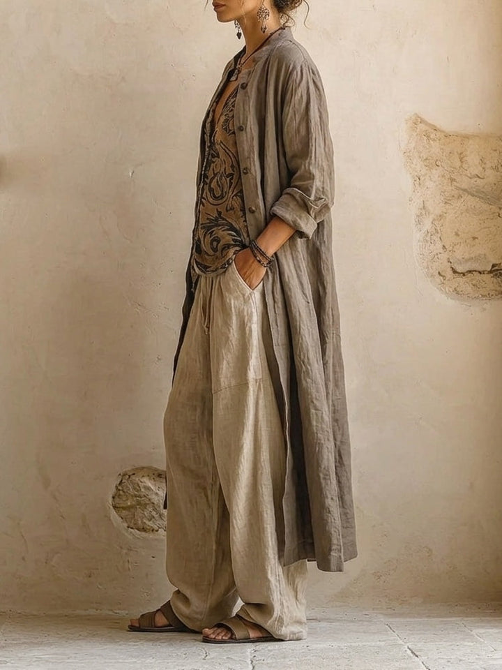 Hazel | Linen Blend Set
