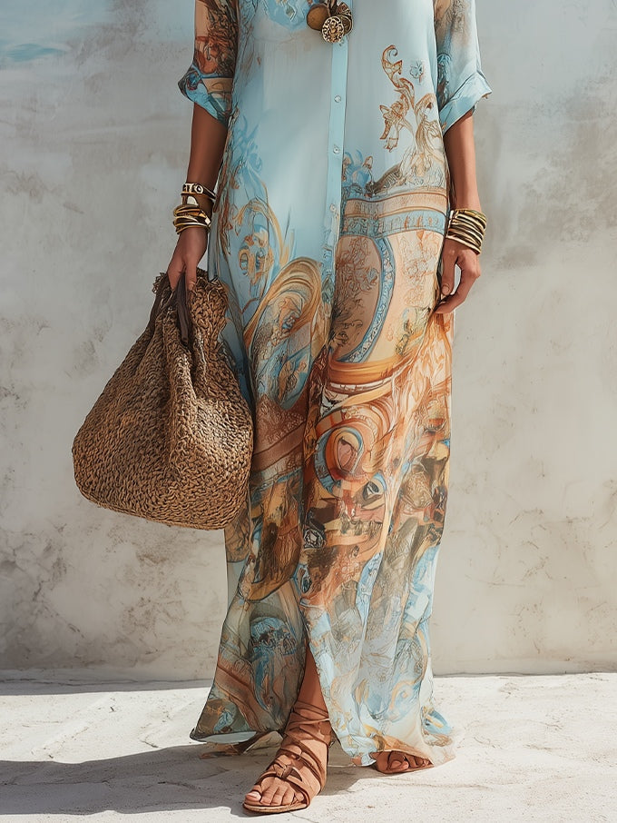Lorna | Shirt dress Mediterraneo