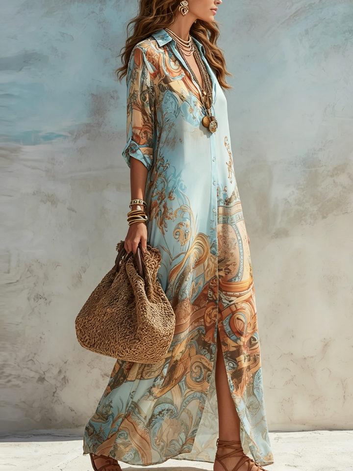 Lorna | Shirt dress Mediterraneo