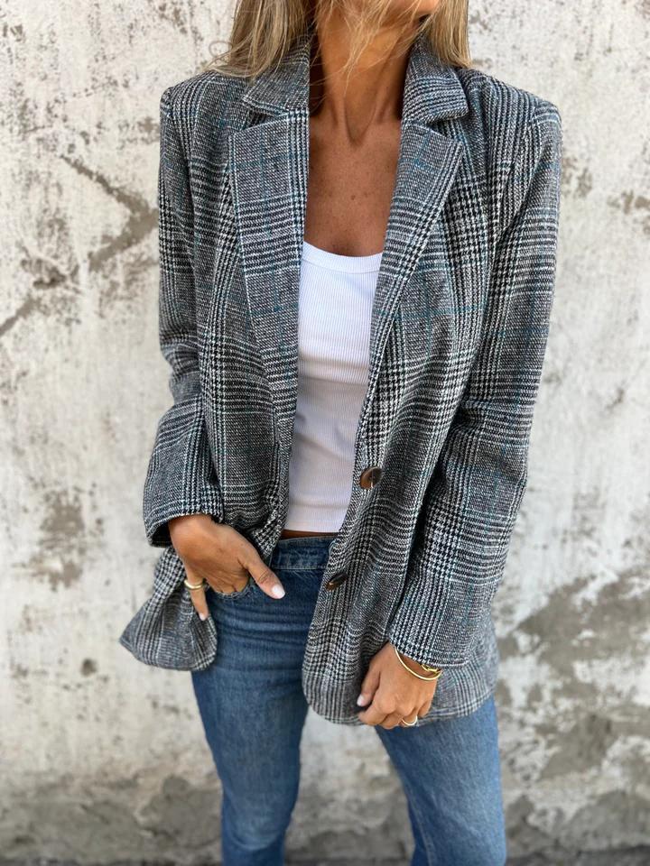 Alicia | Elegant Checked Jacket