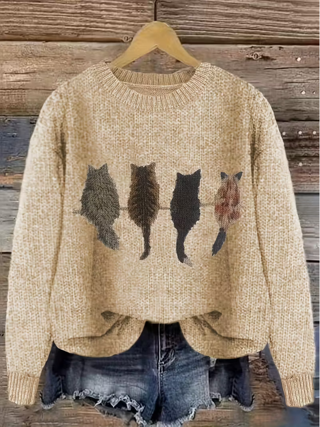 Nivra | Artistic Knitted Sweater