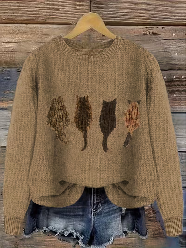 Nivra | Artistic Knitted Sweater