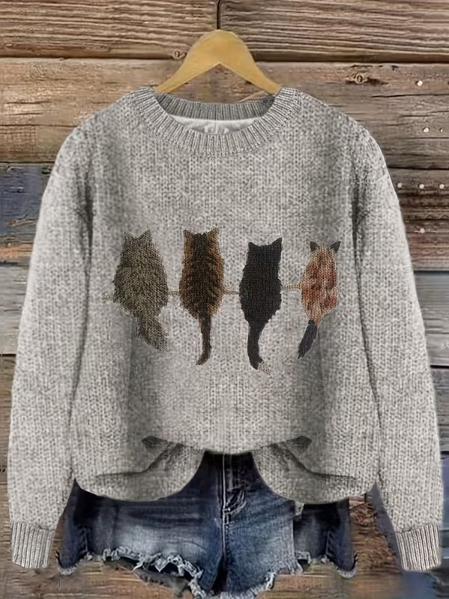 Nivra | Artistic Knitted Sweater