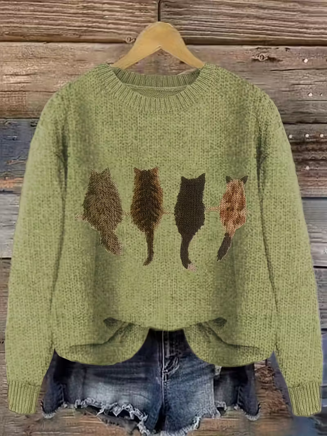 Nivra | Artistic Knitted Sweater