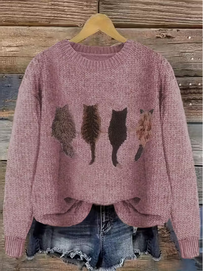 Nivra | Artistic Knitted Sweater