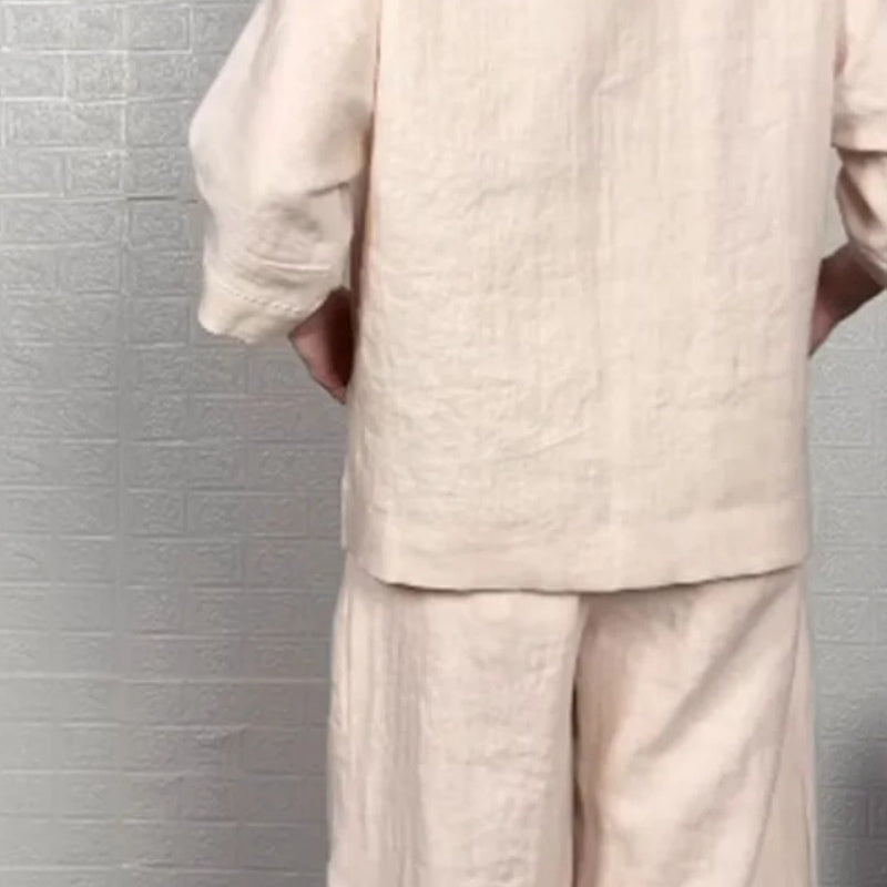 Noa | Loose-Fit Minimalist Two-Piece Outfit