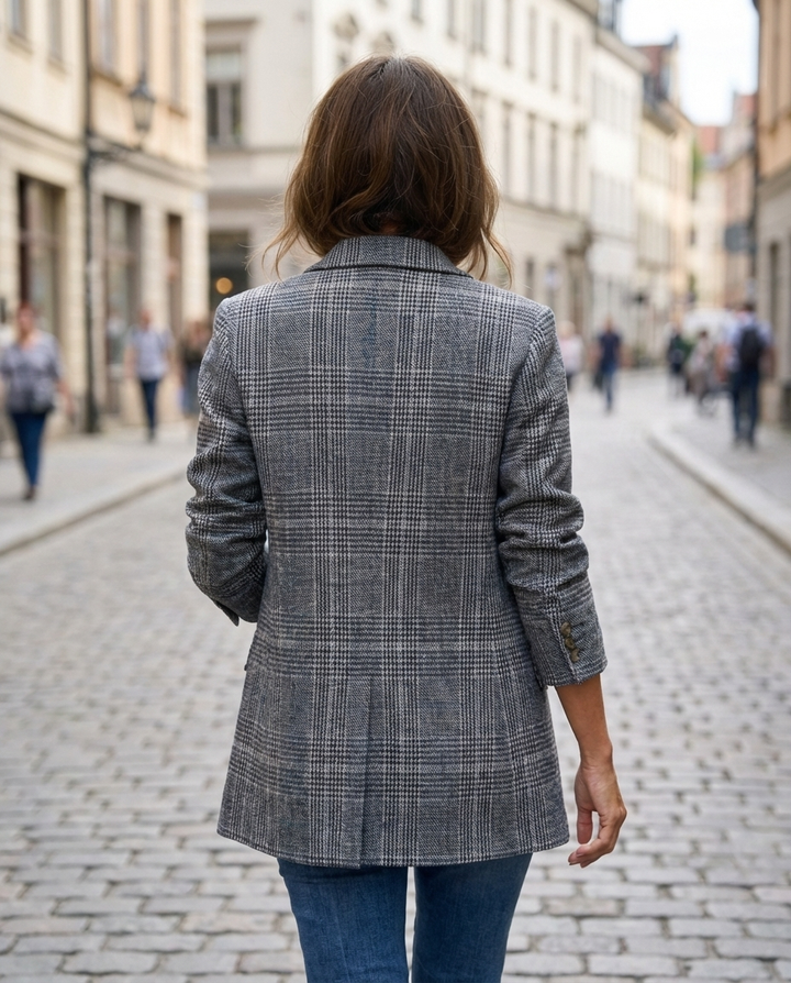 Alicia | Elegant Checked Jacket